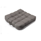 Quilted 9 Button Seat Pad Cushion Booster 100% Cotton Cover 45cm Square - British D'sire
