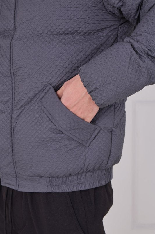 Quilted Puffer Jacket – Zip & Button Fasten - jacket - British D'sire