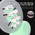 R - JUST BJ15 Aluminum Alloy Adjustable Magnetic Multi - function Disc Data Cable Storage Fixed Base Mobile Phone Laptop Bracket(Silver Gray) - British D'sire