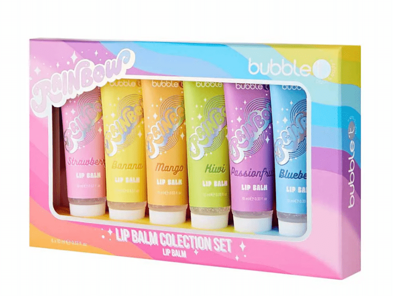 Rainbow Lip Balm Collection Set – 6 Fruity Flavours Secondary image