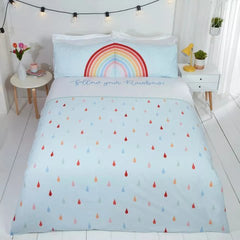 Rainbows Kids Bedding Duvet Quilt Cover Set - Home, Furniture & DIY:Bedding:Bedding Sets & Duvet Covers - British D'sire