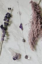 Raw Amethyst Crystal Window Suncatcher - Suncatchers - British D'sire