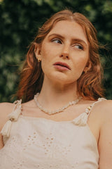 Raw Moonstone Chip Collar Necklace - Necklaces - British D'sire
