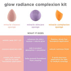 Real Techniques Glow Radiance Complexion Set - Makeup Sponges - British D'sire