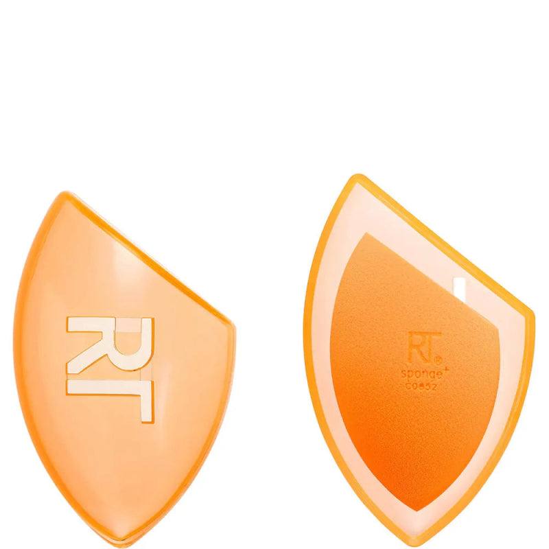 Real Techniques - Miracle Complexion Makeup Sponge + Travel Case Ornament - Sponge - British D'sire