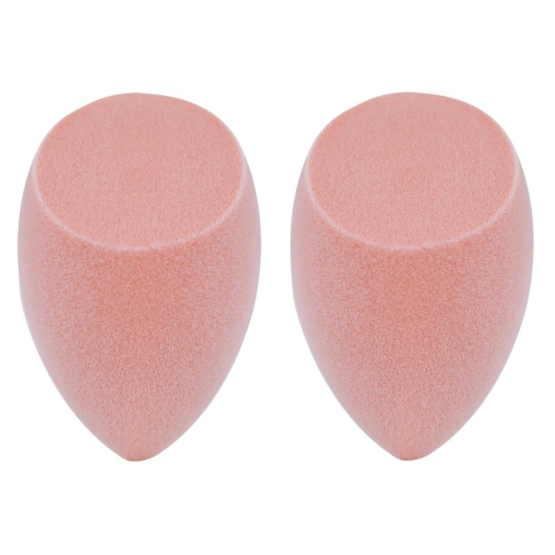 Real Techniques New Foam Technology Miracle Powder Sponge for Even Powder Application, 2 Pack - Makeup Sponges - British D'sire