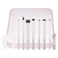 Real Techniques Pink Limited Edition Bright Eyes 10 piece Eye Makeup Brush Set - Makeup Brushes - British D'sire