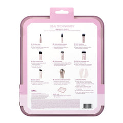 Real Techniques Pink Limited Edition Bright Eyes 10 piece Eye Makeup Brush Set - Makeup Brushes - British D'sire