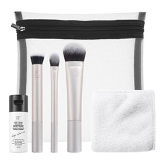 Real Techniques Pink Limited Edition Skin Love Complexion Kit - Makeup Brushes - British D'sire
