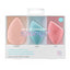 Real Techniques Sponge+ Beauty Makeup Blenders for Facial Cleanser, Foundation and Setting Powder, Probiotic infused (3 Piece Kit) - Makeup Sponges - British D'sire