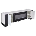 Recessed Electric Fireplace TV Stand with Remote Control - Electric Fireplace TV Stand - British D'sire