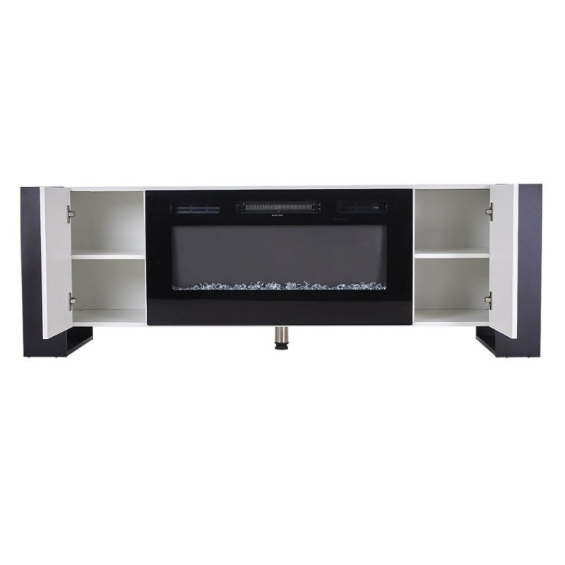 Recessed Electric Fireplace TV Stand with Remote Control - Electric Fireplace TV Stand - British D'sire