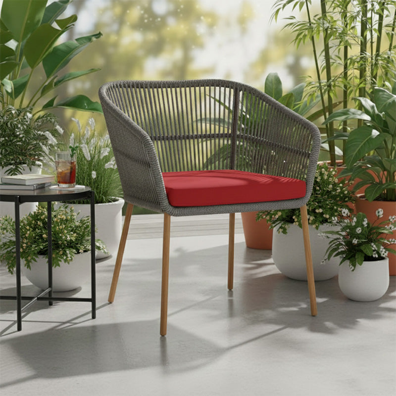 Waterproof Seat Pad Ideal for Indoor, Outdoor, Garden, or Patio Chairs - Red