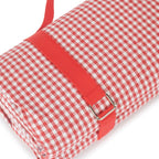 Red and White Gingham Picnic Blanket - Picnic Accessories - British D'sire