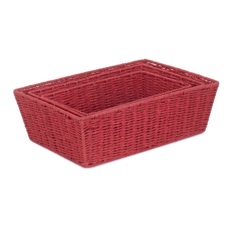 Red Paper Rope Display Tray - Serving Tray - British D'sire