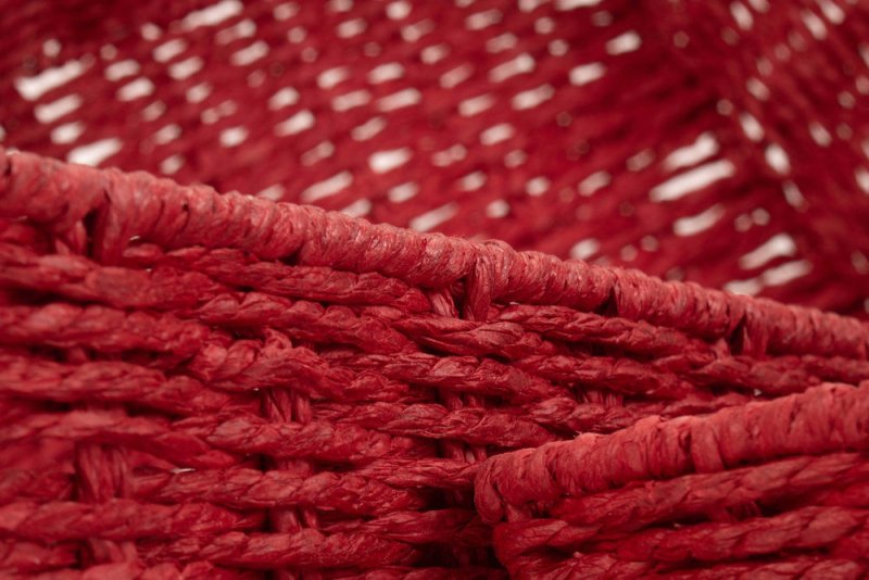 Red Paper Rope Display Tray - Serving Tray - British D'sire