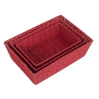 Red Paper Rope Display Tray - Serving Tray - British D'sire