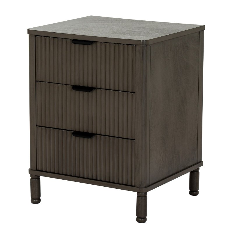 Reed Collection 3 Drawer Bedside Table - Tables - British D'sire