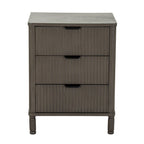 Reed Collection 3 Drawer Bedside Table - Tables - British D'sire