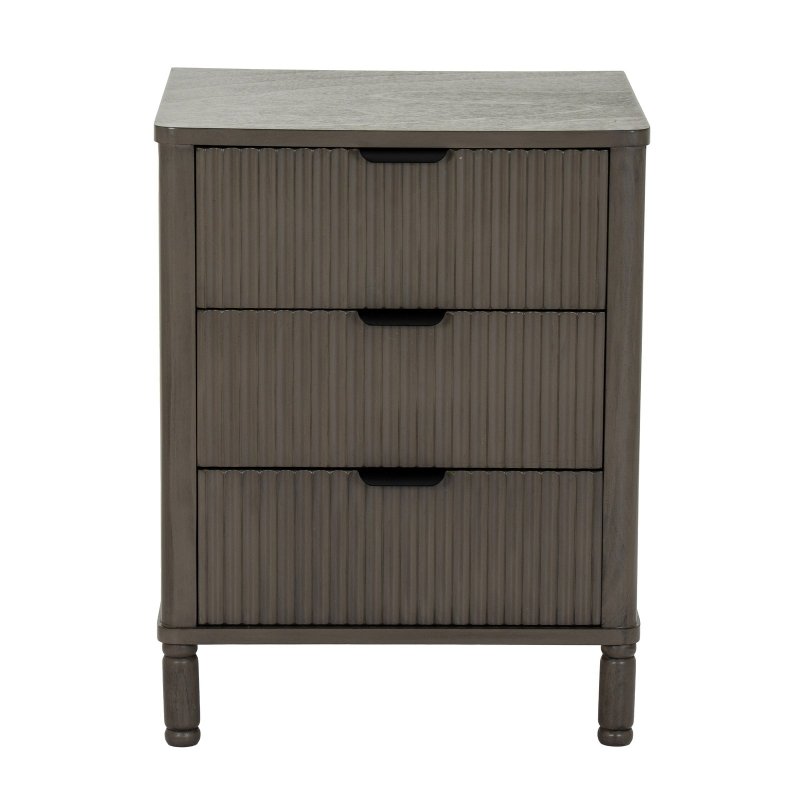 Reed Collection 3 Drawer Bedside Table - Tables - British D'sire