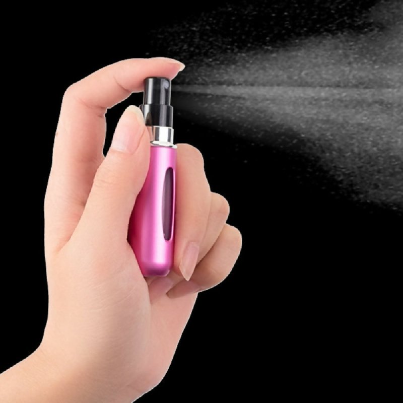Refillable Perfume Bottle Spray Black - Refillable Perfume Bottle Spray 5ml - British D'sire