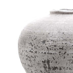 Regola Large Stone Ceramic Vase - White Ceramic Decorative Vase - Vases - British D'sire