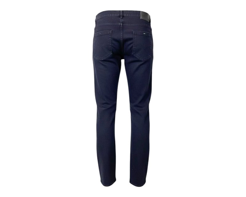 Regular Fit Zip Fly Dark Blue Jeans - Jeans - British D'sire