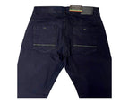 Regular Fit Zip Fly Dark Blue Jeans - Jeans - British D'sire