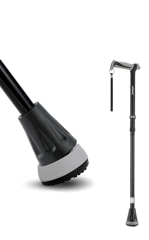 Rehand All Terrain Folding Walking Stick, Walking Sticks for Women & Men, Pivot Tip and Heavy Duty Mobility Aid, Adjustable Walking Stick for Elderly & Ladies - Cane - British D'sire