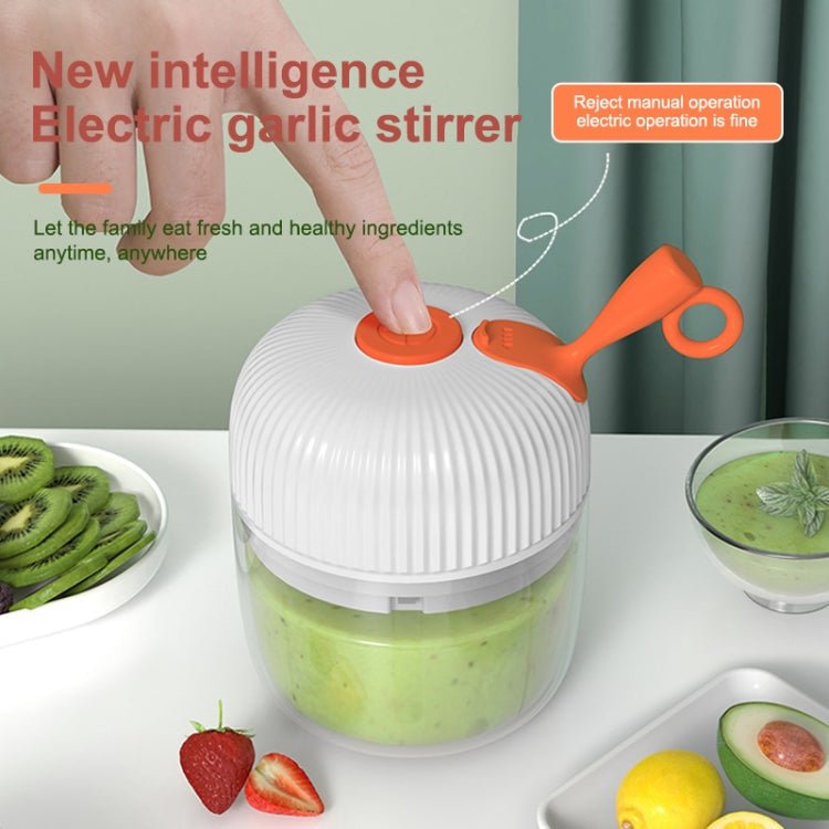 REMAX SL - BM03 Rechew Series Wireless Electric Garlic Stirrer Cordless Portable Food Processor (White) - Blender - British D'sire