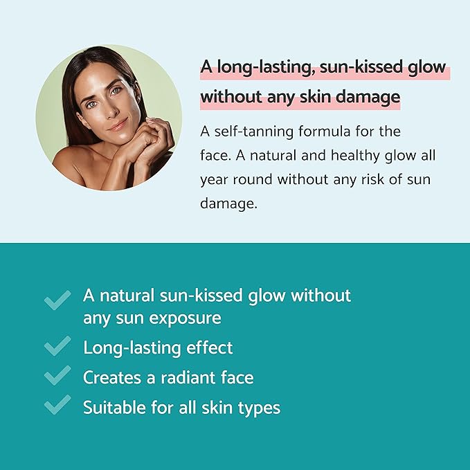 Remescar Self Tanning Face Drops 30ml - Glow Drops For Bronzing - Fake Tan Glowing Drops to Add To Moisturiser & Skin Care Routine - Facial Self-Tanning Enhancer - Bronzer Serum for Glowing Skin - British D'sire