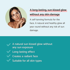 Remescar Self Tanning Face Drops 30ml - Glow Drops For Bronzing - Fake Tan Glowing Drops to Add To Moisturiser & Skin Care Routine - Facial Self-Tanning Enhancer - Bronzer Serum for Glowing Skin - British D'sire