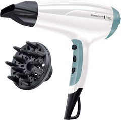 Remington Shine Therapy Hair Dryer with Power Dry and Cool Shot for a Frizz Free Shine, Quick Drying, 2300 W - D5216 - hair dryer - British D'sire