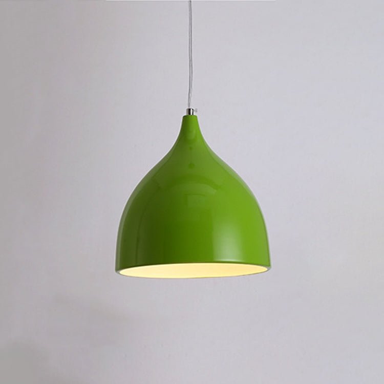 Restaurant Chandelier Simple Modern Single - head Dining Table Lamp Fashion Aisle Living Room Bar (Green) - British D'sire Main image
