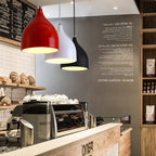 Restaurant Chandelier Simple Modern Single - head Dining Table Lamp Fashion Aisle Living Room Bar (Green) - British D'sire