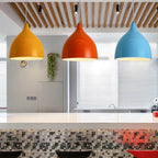 Restaurant Chandelier Simple Modern Single - head Dining Table Lamp Fashion Aisle Living Room Bar (Green) - British D'sire