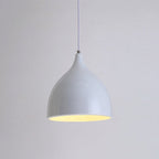 Restaurant Chandelier Simple Modern Single - head Dining Table Lamp Fashion Aisle Living Room Bar (White) - Lamp - British D'sire