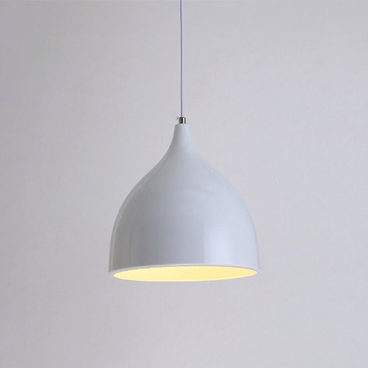 Restaurant Chandelier Simple Modern Single - head Dining Table Lamp Fashion Aisle Living Room Bar (White) - Lamp - British D'sire