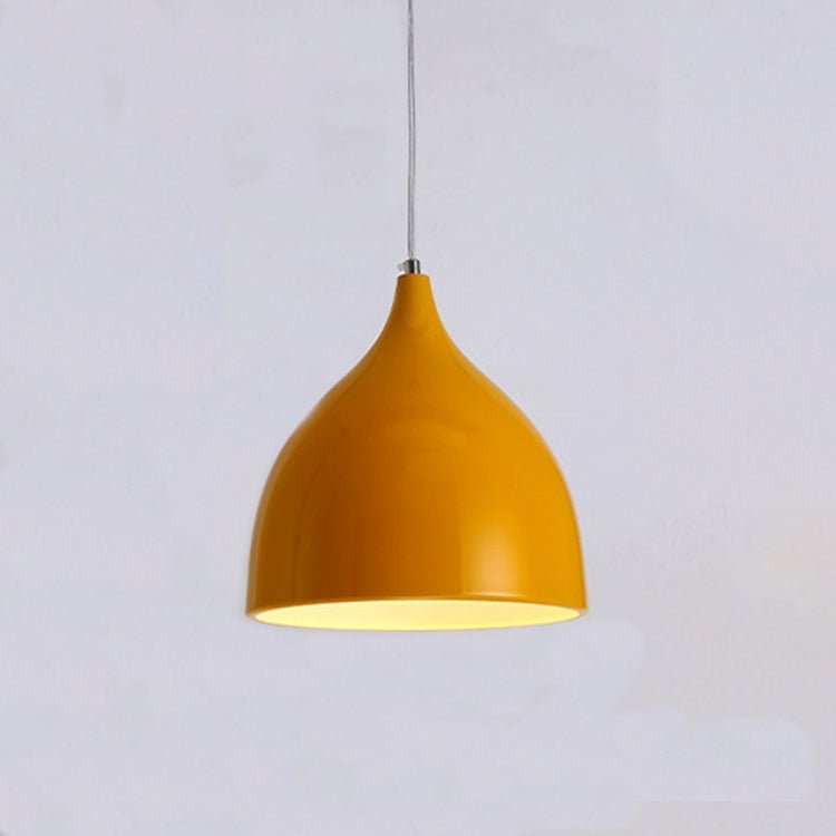 Restaurant Chandelier Simple Modern Single - head Dining Table Lamp Fashion Aisle Living Room Bar (Yellow) - British D'sire Main image