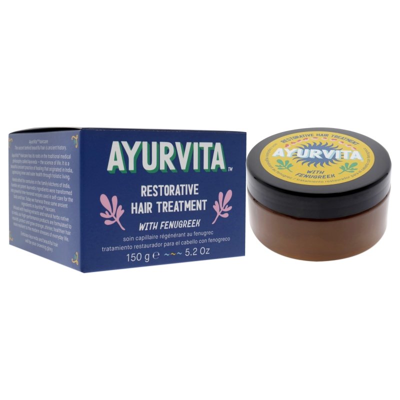 Restorative Hair Treatment With Fenugreek by AyurVita for Unisex - 5.2 oz Treatment - Treatment - British D'sire