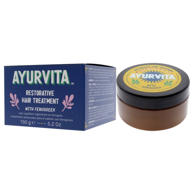 Restorative Hair Treatment With Fenugreek by AyurVita for Unisex - 5.2 oz Treatment - Treatment - British D'sire