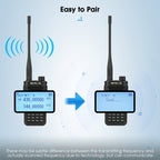 RETEVIS RA89 UV Dual - segment IP68 Waterproof Dual - guard Dual - standby Walkie Talkie(US Frequency 144 - 148/420 - 450MHz) - British D'sire