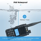 RETEVIS RA89 UV Dual - segment IP68 Waterproof Dual - guard Dual - standby Walkie Talkie(US Frequency 144 - 148/420 - 450MHz) - British D'sire