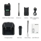 RETEVIS RA89 UV Dual - segment IP68 Waterproof Dual - guard Dual - standby Walkie Talkie(US Frequency 144 - 148/420 - 450MHz) - British D'sire