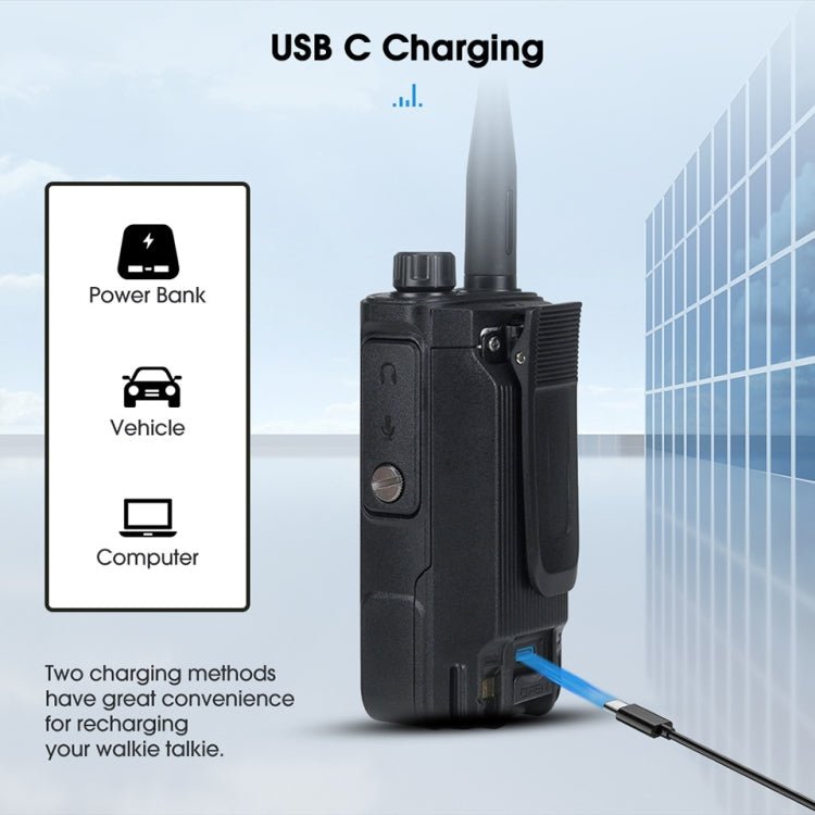 RETEVIS RA89 UV Dual - segment IP68 Waterproof Dual - guard Dual - standby Walkie Talkie(US Frequency 144 - 148/420 - 450MHz) - British D'sire