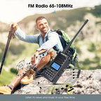 RETEVIS RA89 UV Dual - segment IP68 Waterproof Dual - guard Dual - standby Walkie Talkie(US Frequency 144 - 148/420 - 450MHz) - British D'sire