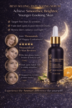 Retinol Serum Anti Age Vitamin C Hyaluronic Acid Serum Retinol Serum Cream Anti Wrinkle - Ammuri Pro - Retinol 2.5% Face Serum - British D'sire