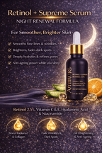 Retinol Serum Anti Age Vitamin C Hyaluronic Acid Serum Retinol Serum Cream Anti Wrinkle - Ammuri Pro - Retinol 2.5% Face Serum - British D'sire