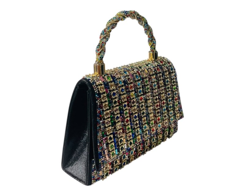 Rhinestone Sparkling Crystal Clutch Bag - Bags - British D'sire