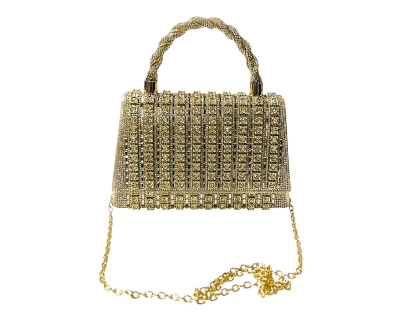 Rhinestone Sparkling Crystal Clutch Bag - Bags - British D'sire